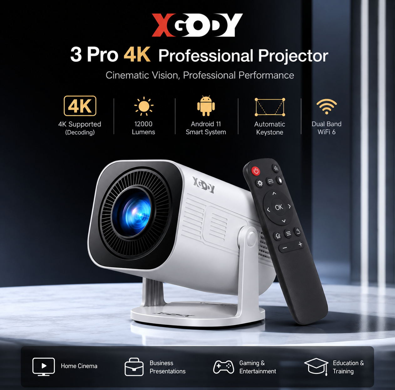 XGODY 3 Pro 4K